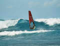 Lina Erpenstein was even able to train for Ho'okipa on this trip.