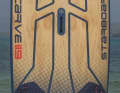 The Starboard Carve 119 Wood Sandwich in a surf test