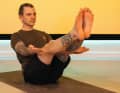 Yoga exercise The boat