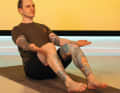 Yoga-Übung Das Boot