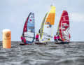 Im Deutschen Windsurfcup surft Lars Poggemann (GER 730) schon regelmäßig auf Spitzenpositionen – international sammelt er aktuell noch Erfahrung.