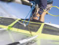 It's not just the foil that needs a lot of tinkering, but also the sail trim.