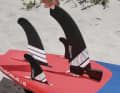 Über das Finnen-Set-up lassen sich Freemoveboards in beide Richtungen trimmen – für den Flachwassergebrauch oder mäßige Wellen.