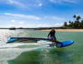 The spot at Pigeon Point offers shallow water, a standing area and plenty of space