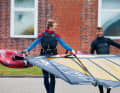Das Speedboard ist gerade einmal 40 Zentimeter breit