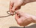 3. reach through the loop ...