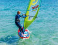 ...the mast tilts away to leeward, the body comes into a template...