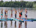 SUP yoga has long been part of the club's programme.