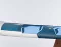 The volume is distributed very evenly over the entire length.