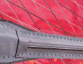 GunSails sews abrasion protection onto the lower batten of the Torro. If you pull the sail over the standing varnish during a water start, the seam is protected.