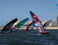In the first three races off Borkum, foils were the order of the day in light winds