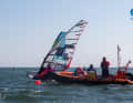 Michele Becker crossed the finish line first three times in the final runs at the IFCA Slalom European Championships
