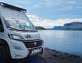 This is the third campervan that Ela and Oli have used to explore the world. But one thing has remained the same: Their faithful companion has always been called Zimmo.