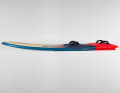 The board is slightly more stretched and has a flat rocker line - only the bow is curved upwards