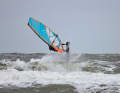 The Force 4 feels just as much at home in big waves as in moderate North Sea surf