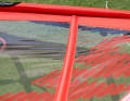 Small creases in the area of the batten pockets are visible: Tensioning should be carried out here!