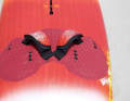 Multiple footstrap options with manoeuvre-oriented inside position and performance-oriented outside position.