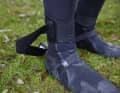 Velcro is firmly attached to the leg cuffs