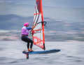 Relatively strong gusts, a short, steep wave and a lot of current made the races a challenge.
