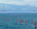 The Gulf of Patras provided a magnificent backdrop and challenging conditions for the European iQFoiler Championships