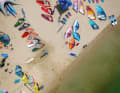 Numerous windsurf, kite, wing and SUP brands come to the lake, which was flooded in 2012. Photo: Stephan Flad