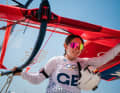 Theresa Steinlein - the young high-flyer in the German sailing team.