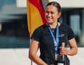 In the end, Theresa won the bronze medal.