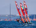 At the Youth & Junior World Championship off Brest, numerous races were held again yesterday...