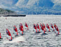 Yesterday there were five races for the women and three for the men off Sicily