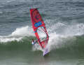 With an outstanding wave right at the start of the day, she knocked out favourite Lina Erpenstein