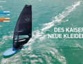 Test Freeracesegel 7,8: Neun Powersegel im Vergleich. Wie schlägt sich das neue North Sails mit außergewöhnlichem Air Cam gegen die Segel mit klassischen Cambern?