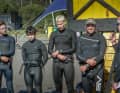 Die vier Finalisten: Camille Juban, Baptiste Cloarec, Julian Salmonn und Philip Köster