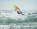 Down-the-line specialist Camille Juban finished second, struggling with a foot injury