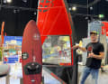 Dany Bruchs neue Segel und die frischen Boards sind der Hingucker auf der boot