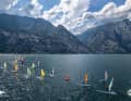 Colourful sails against a mountain backdrop made for great pictures