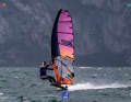 After a frustrating Sylt Foil World Cup, Nico was back in full swing with the fin at Lake Garda.