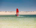 The Dakhla lagoon is a freeride paradise - and you don't have to share the water with an overwhelming number of kites everywhere.