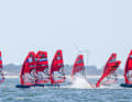 The crash in the first race: Kiran Badloe takes Kördel off the board