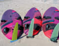 WIr zeigen die Shape-Unterschiede bei Slalom-, Freerace- und Freeride-Boards