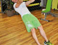The number 1 surfing exercise!  Grab the boom and do pull-ups. Keep your spine completely still and stretched ...