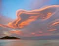 Sometimes the classic foehn clouds pile up on top of each other and create unique formations in the sky.
