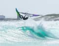 A steep wave is ideal, preferably normally powered up to slightly underpowered