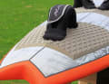 The Naish Assault has significantly less volume in the narrow stern than other models