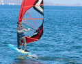 Correct: Keep your upper body upright and exert only light pressure on the tail