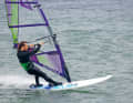 The front foot points forwards....