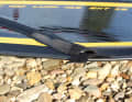 Schönes Detail: Klett-Schutz an den Lattenspannern