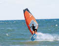 The "point of no return" - once you have reached this point, you should pull through. The rotation of the sail is the result of the explosive tightening of the sail with the sail hand in combination with the rotation of the head.