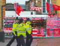 Über 800 Polizisten sorgen für Londons Sicherheit.