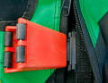 ... are inserted between the batten and camber (5). This gives the camber more contact pressure, which makes the sail more stable. Simply remove the camber, place the spacer in between and attach it again.