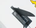 The fin and centre fin are clicked into place in seconds.